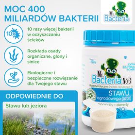 Bioenzymatyczny środek czyszczący do STAWU ogrodowego (lato) 500g