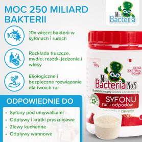 Bioenzymatyczny środek czyszczący do SYFONU rur i odpadów 500g