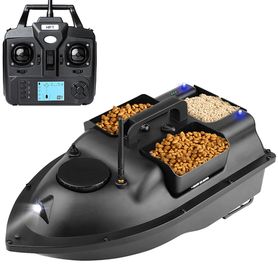 Łódka zanętowa V18B PRO z GPS 12 000 mAh Czarna