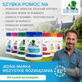 Bioenzymatyczny środek czyszczący do ZBIORNIKÓW NA WODĘ DESZCZOWĄ 500g