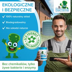 Bioenzymatyczny środek czyszczący do ZBIORNIKÓW NA WODĘ DESZCZOWĄ 500g