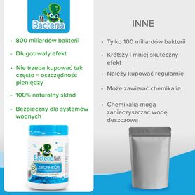 Bioenzymatyczny środek czyszczący do ZBIORNIKÓW NA WODĘ DESZCZOWĄ 500g