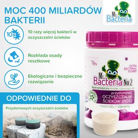 Bioenzymatyczny środek czyszczący do przydomowej OCZYSZCZALNI ŚCIEKÓW (POŚ) 500g