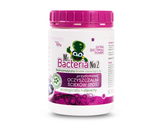 Bioenzymatyczny środek czyszczący do przydomowej OCZYSZCZALNI ŚCIEKÓW (POŚ) 500g