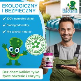 Bioenzymatyczny środek czyszczący do przydomowej OCZYSZCZALNI ŚCIEKÓW (POŚ) 500g